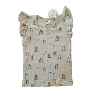 Lulu & Roo | Rainbow Print Top | 4T